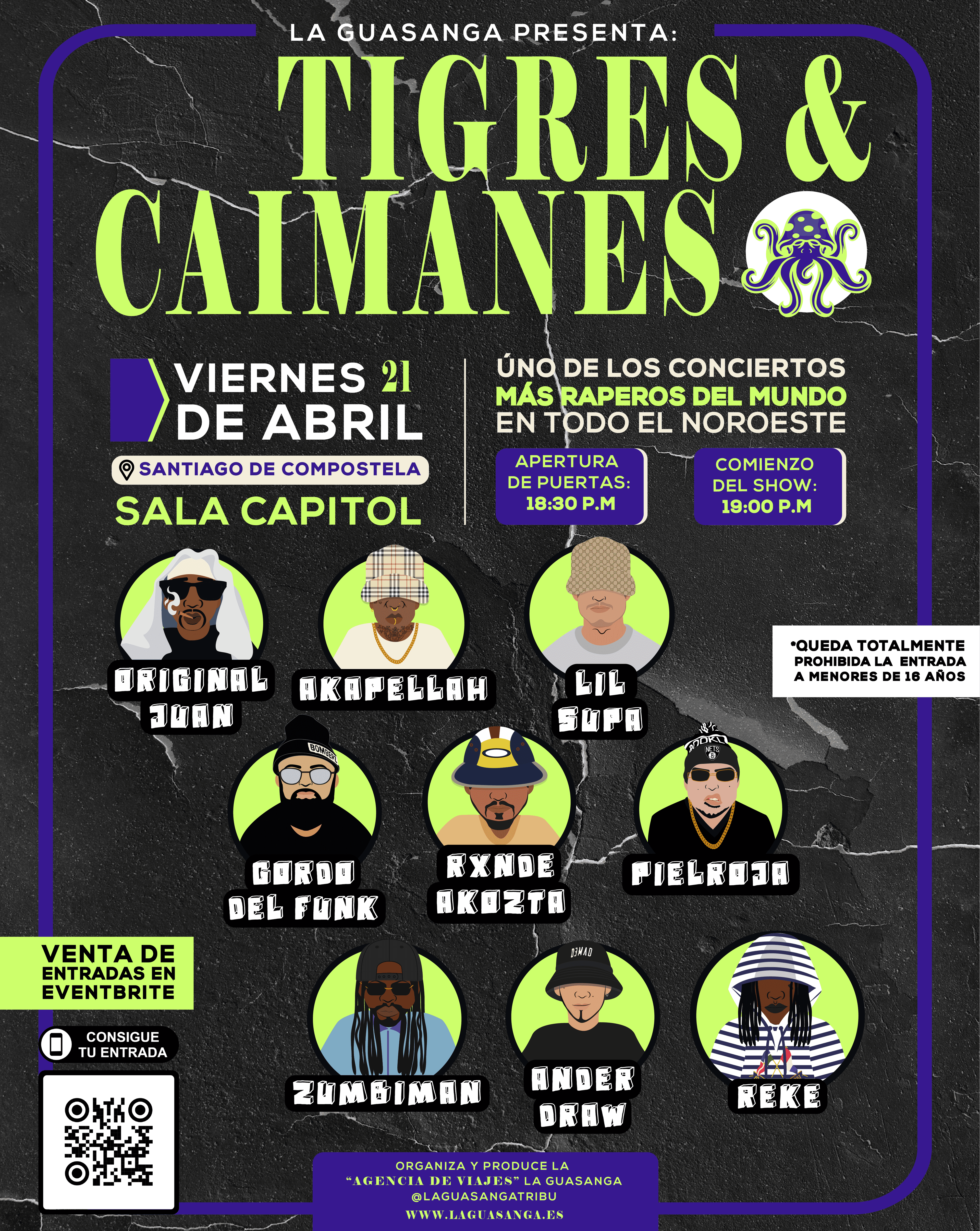 Tigres vs Caimanes (Cartelería)