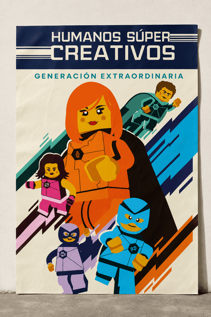 Lego Superhéroes (Póster)